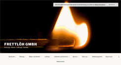Desktop Screenshot of frettloeh-gmbh.de